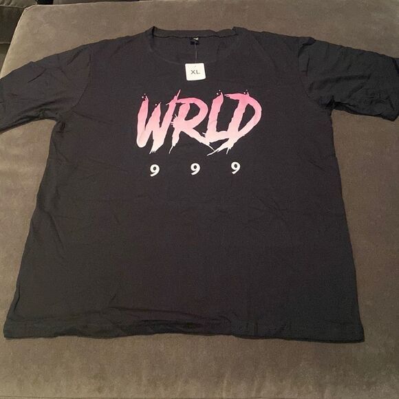 Men’s Black Juice Wrld Short Sleeve T-Shirt Size XL NEW - Picture 1 of 6